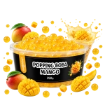 Kulki Popping Boba Mango Bubble Tea Bubblejoy 350g Kawior Molekularny do Napojów i Deserów